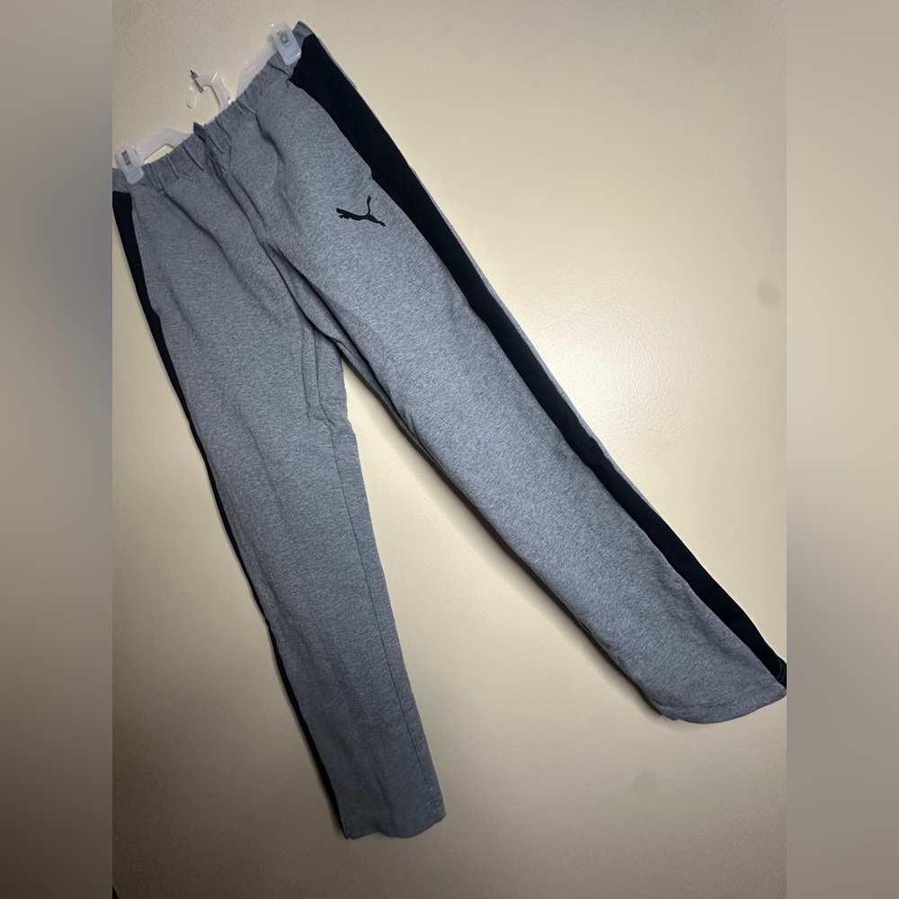 Puma Gray and Black Men's Pants - Picture 2 of 3
